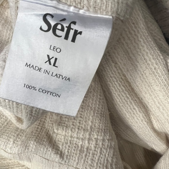 Séfr White / cream Leo Shirt cotton - Picture 4 of 6